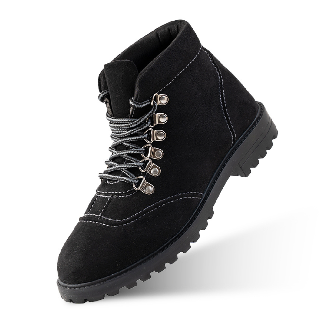 Monkstory Suede Boots - Black