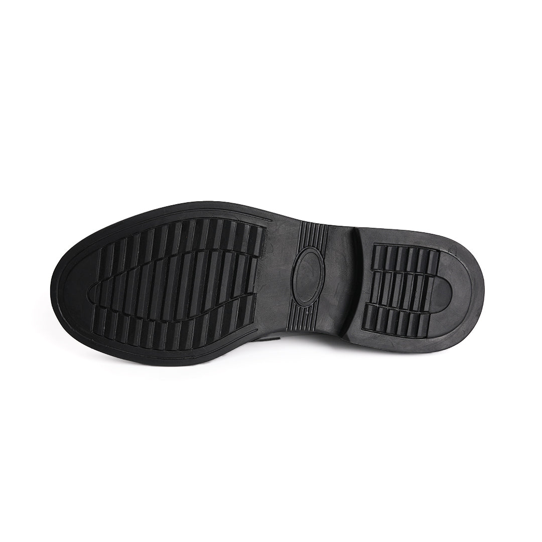 Monkstory Cosmopolitan Penny Loafers - Black