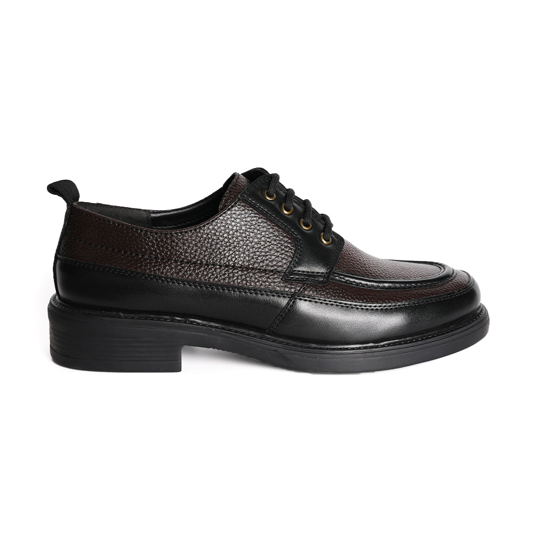 Monkstory Cosmopolitan Derby Lace-Ups - Black/Brown