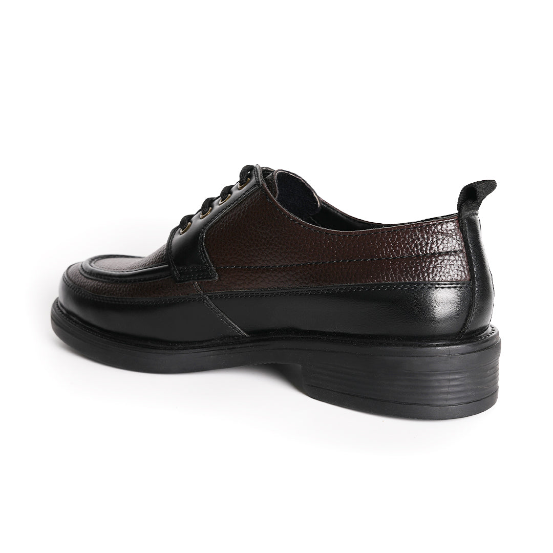 Monkstory Cosmopolitan Derby Lace-Ups - Black/Brown