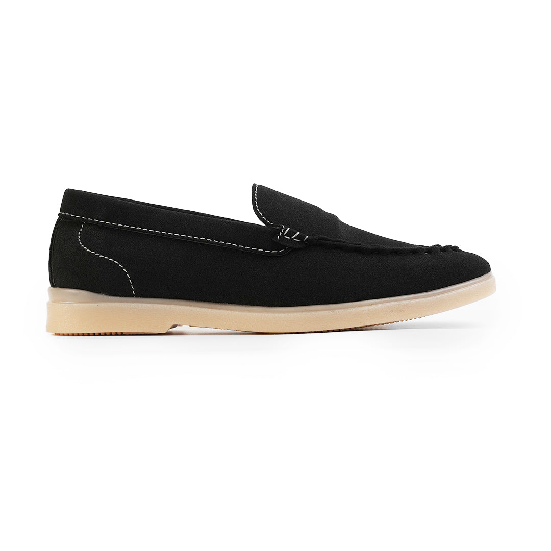 Monkstory Yacht Club Loafers - Jet Black