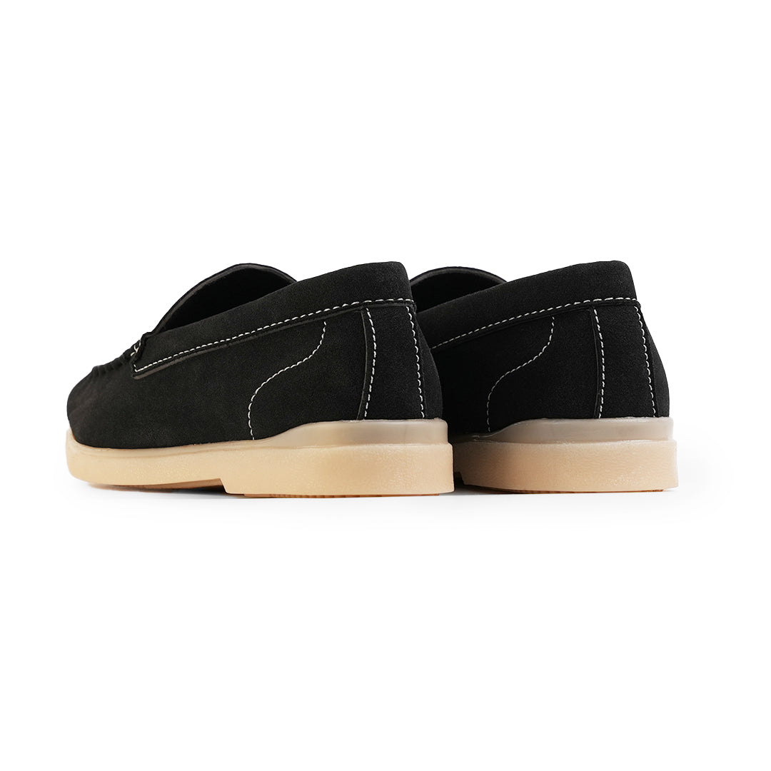 Monkstory Yacht Club Loafers - Jet Black