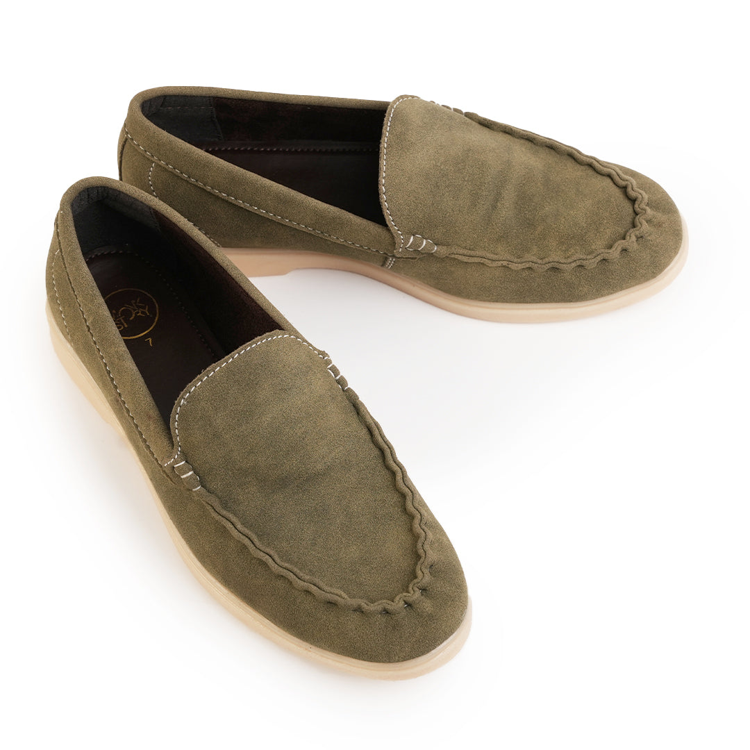 Monkstory Yacht Club Loafers - Olive Grove