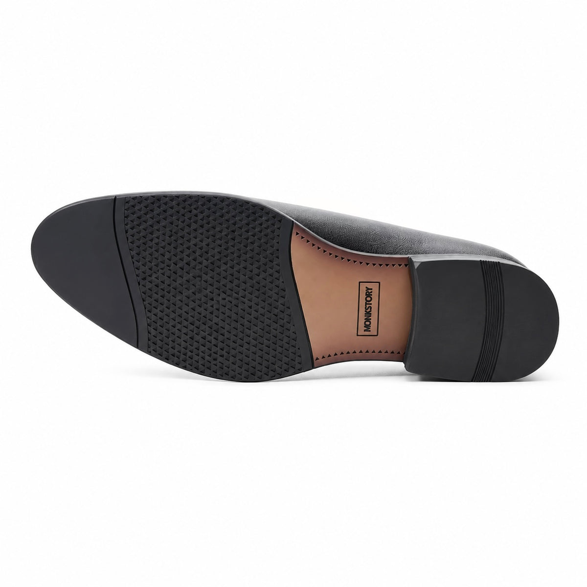 Monkstory Minimal Darbar Mojari – Black