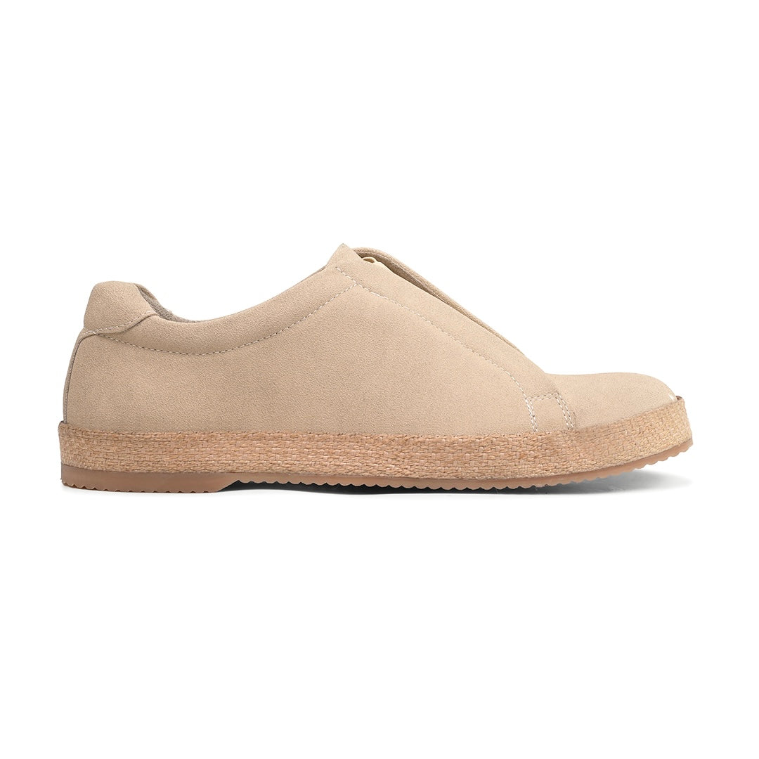 Monkstory Yacht Club Elastic Slip-On Espadrille Sneakers – Sand Beige