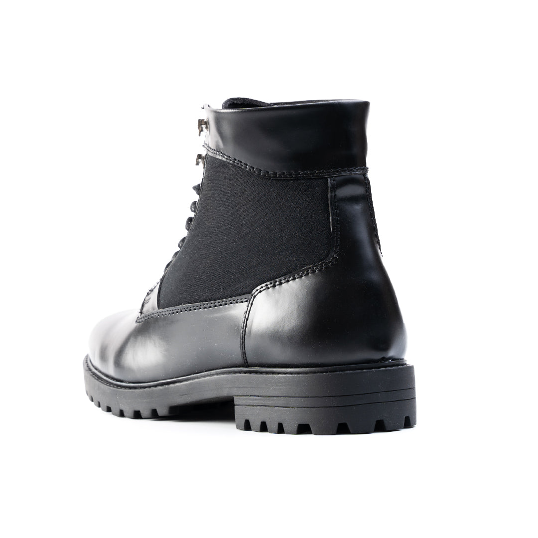 Monkstory Combat Boots - Black
