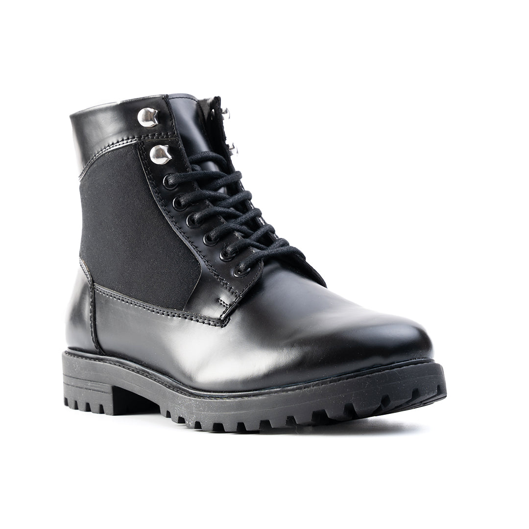 Monkstory Combat Boots - Black
