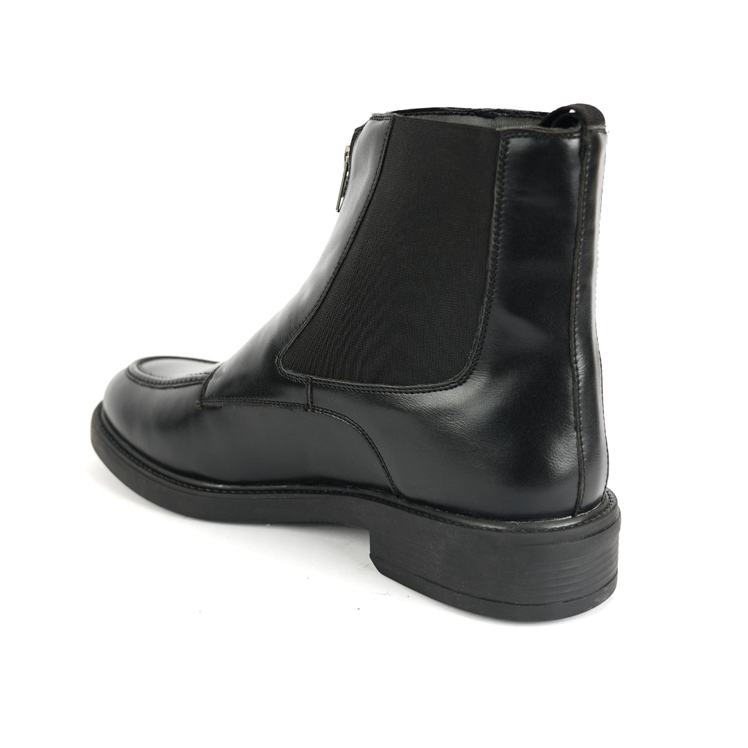 Monkstory Cosmopolitan Zip-Up Boots - Black