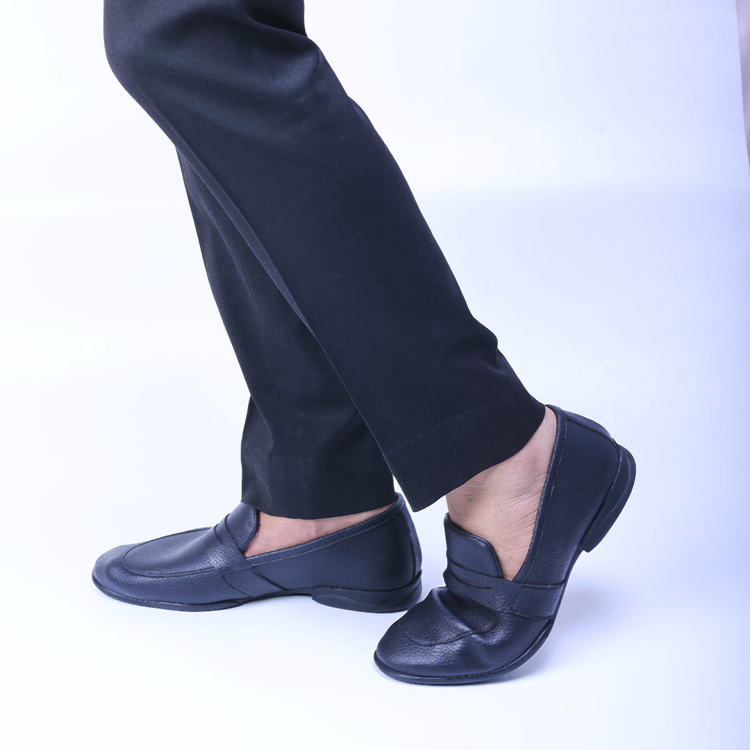 Monkstory Atelier 1950 Flex Penny Loafers 360 - Black