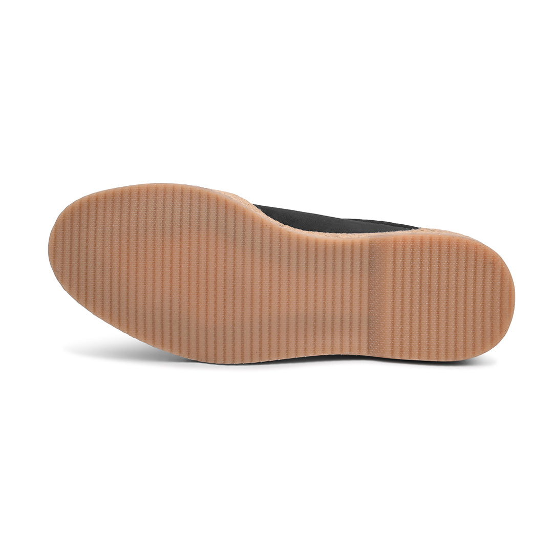Monkstory Yacht Club Elastic Slip-On Espadrille Sneakers – Carbon Black