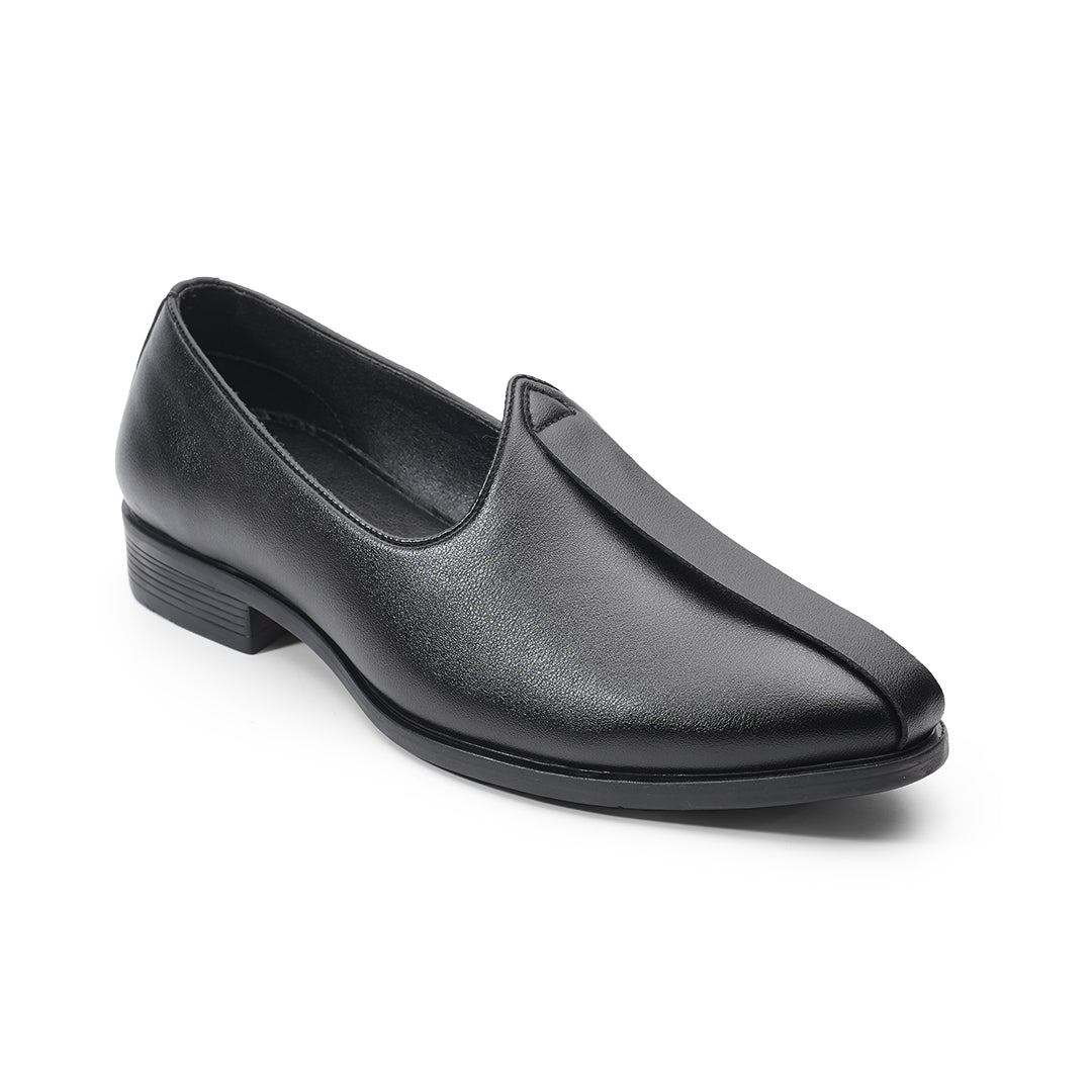 Monkstory Minimal Darbar Mojari – Black