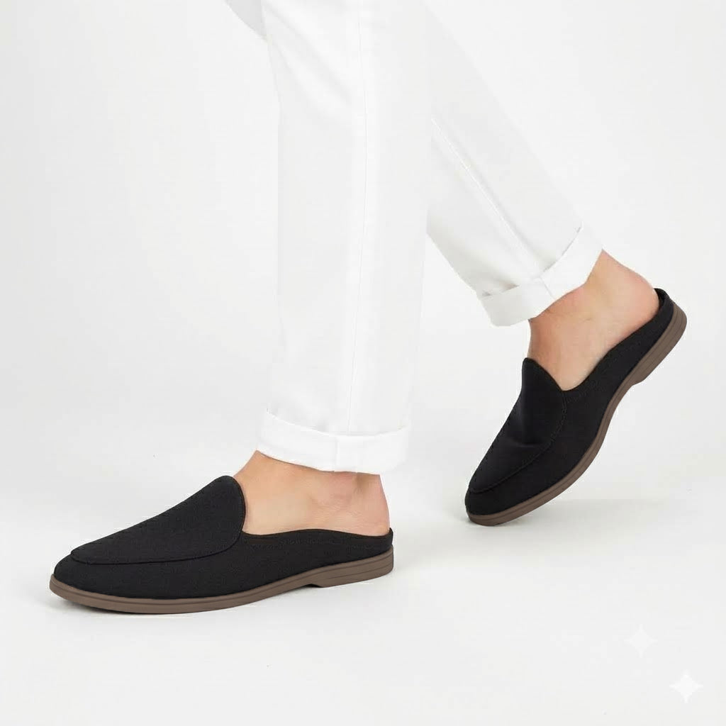 Monkstory Yacht Club Mules - Carbon Black