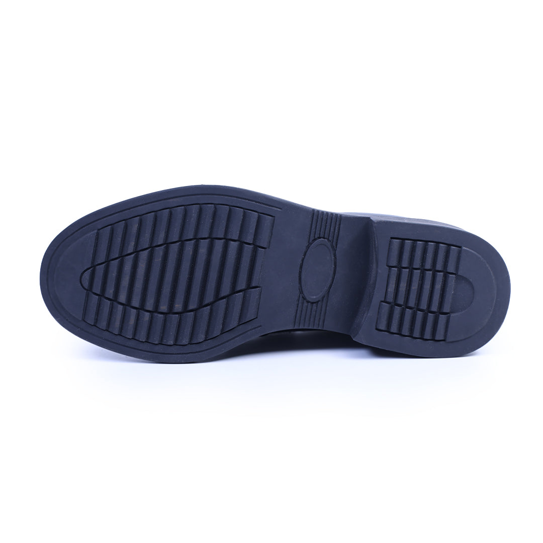 Monkstory Cosmopolitan Noir Penny Loafers - Black/White
