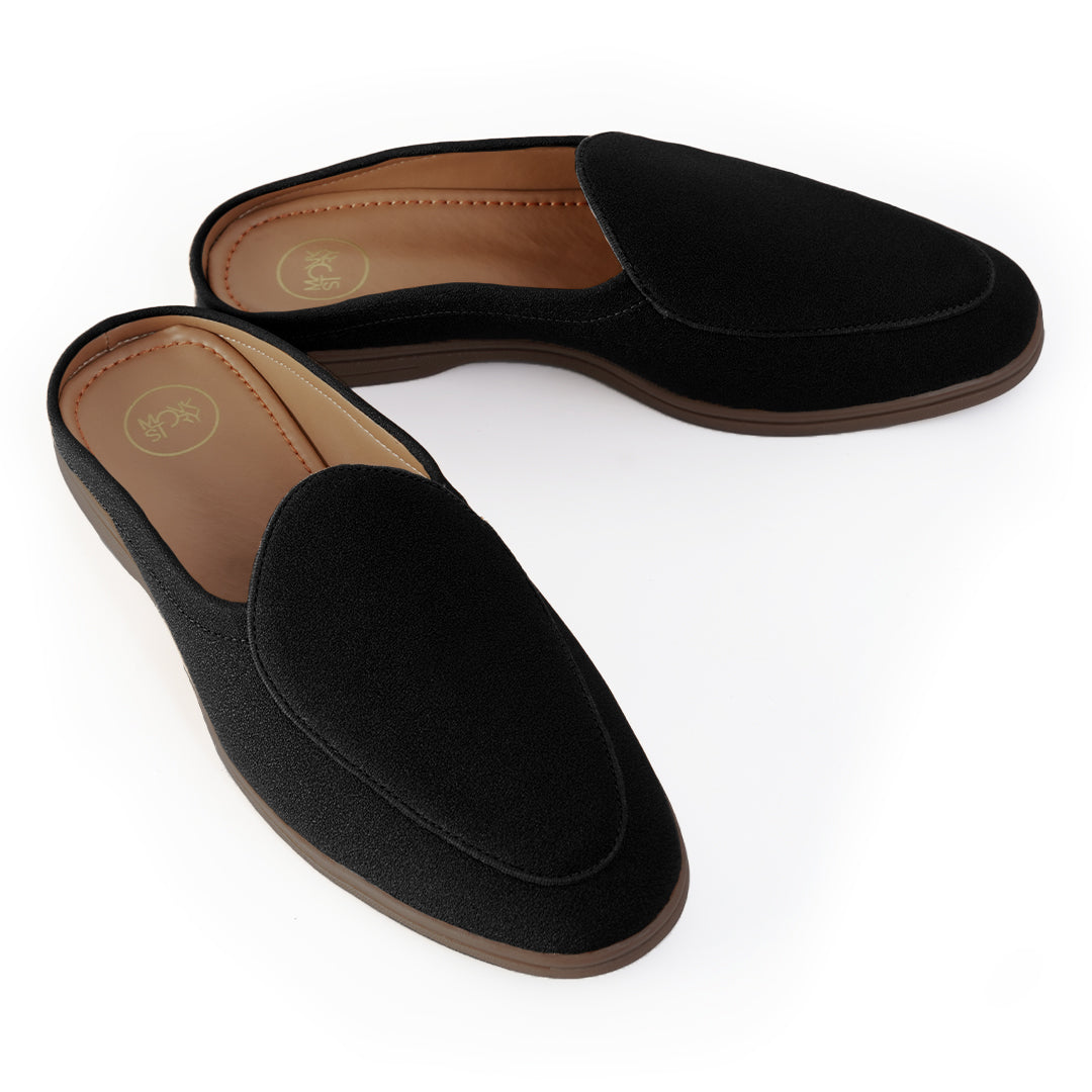 Monkstory Yacht Club Mules - Carbon Black