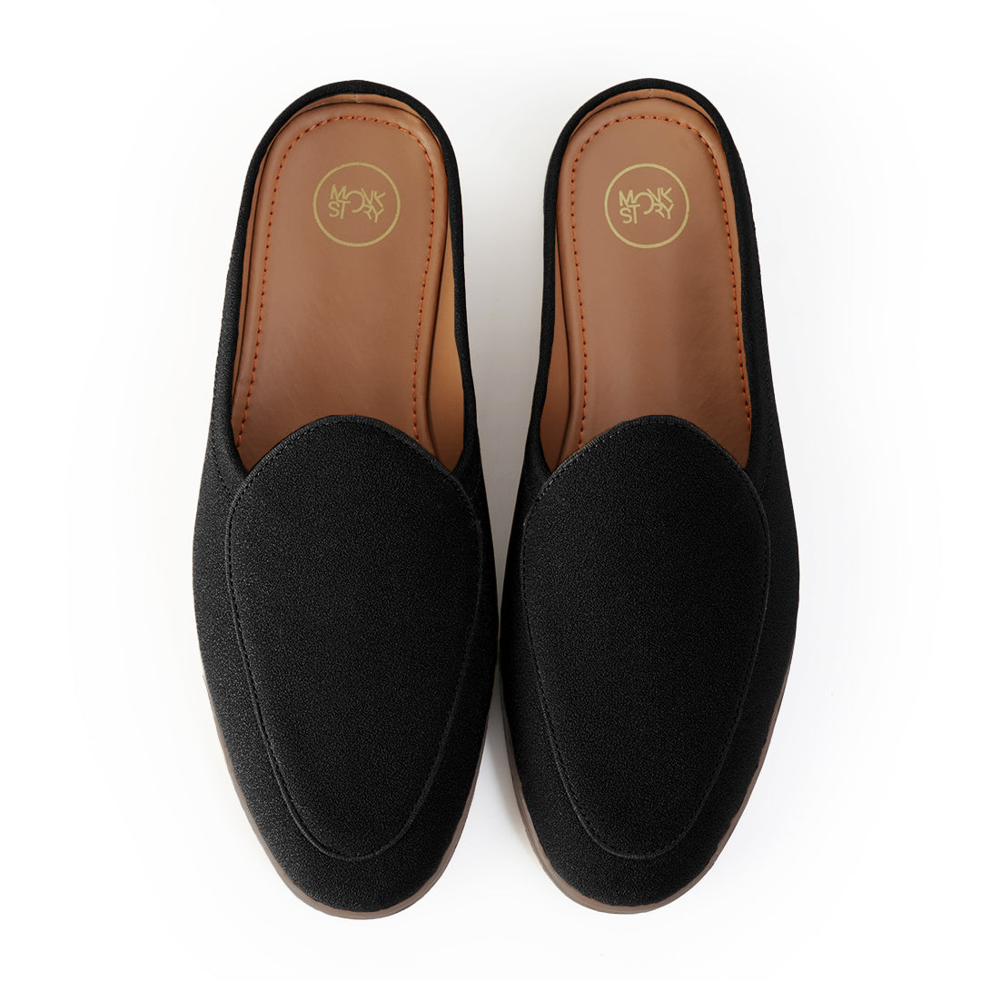 Monkstory Yacht Club Mules - Carbon Black
