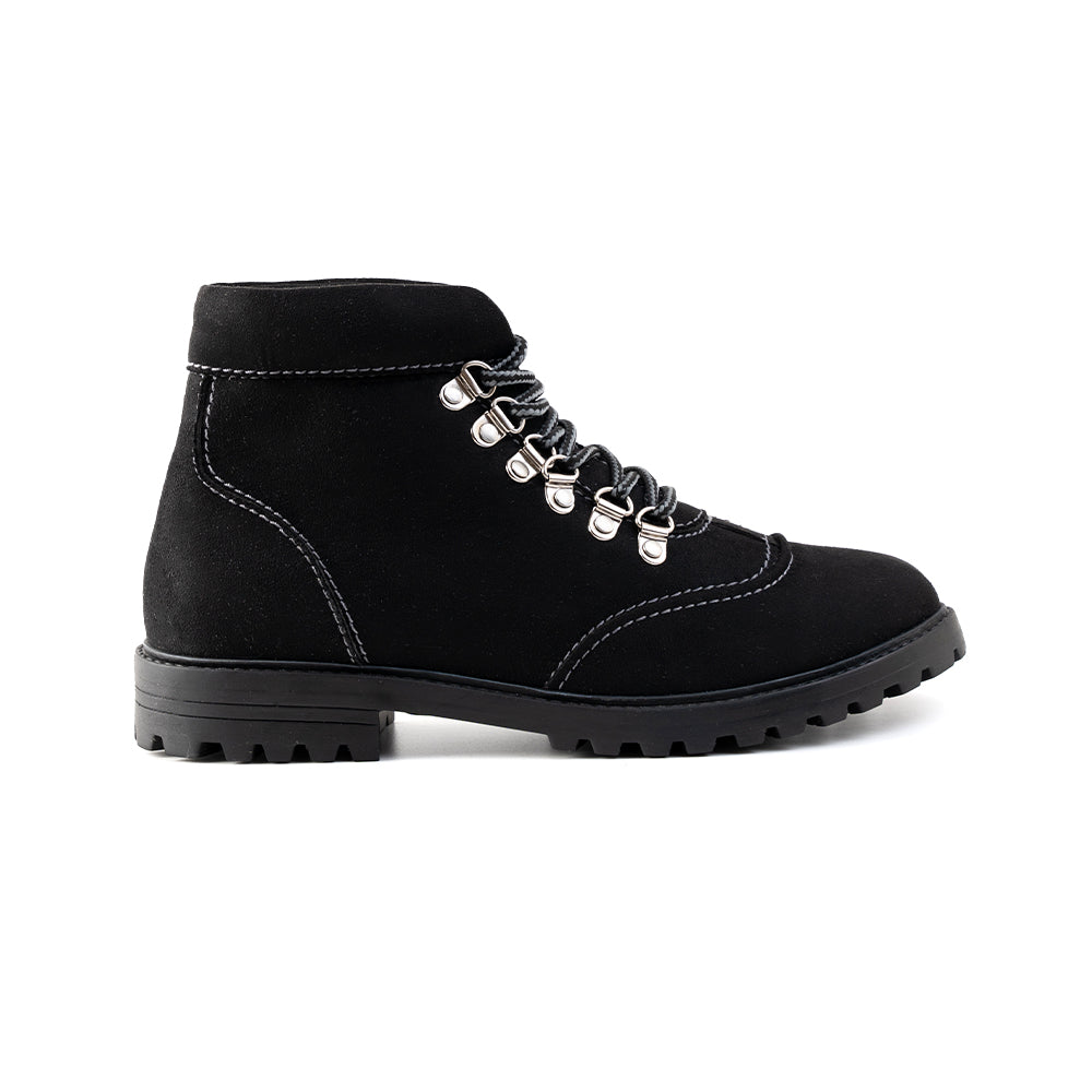 Monkstory Suede Boots - Black