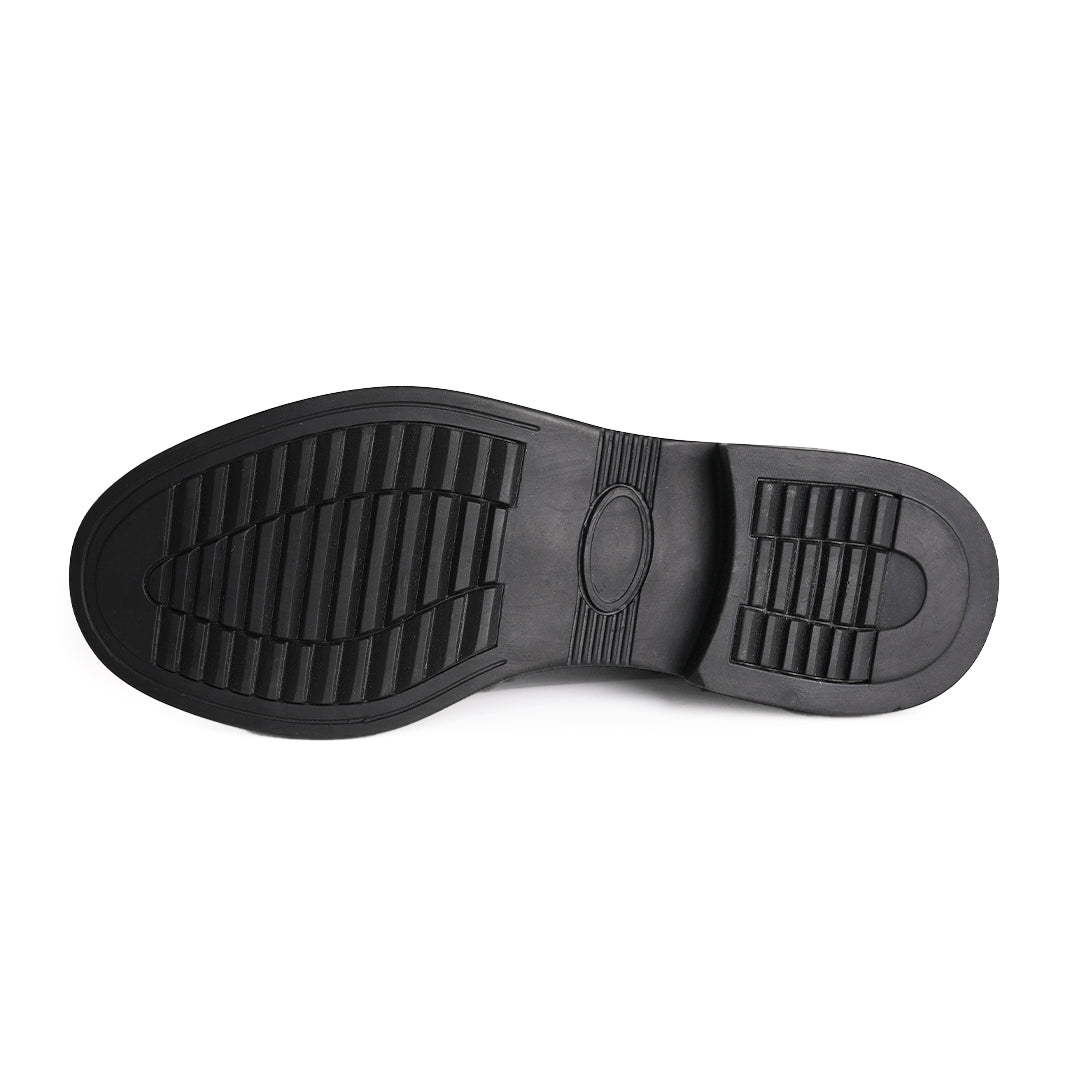 Monkstory Cosmopolitan Zip-Up Loafers - Black