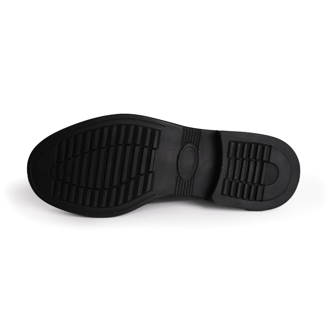 Monkstory Cosmopolitan Zip-Up Loafers - Black