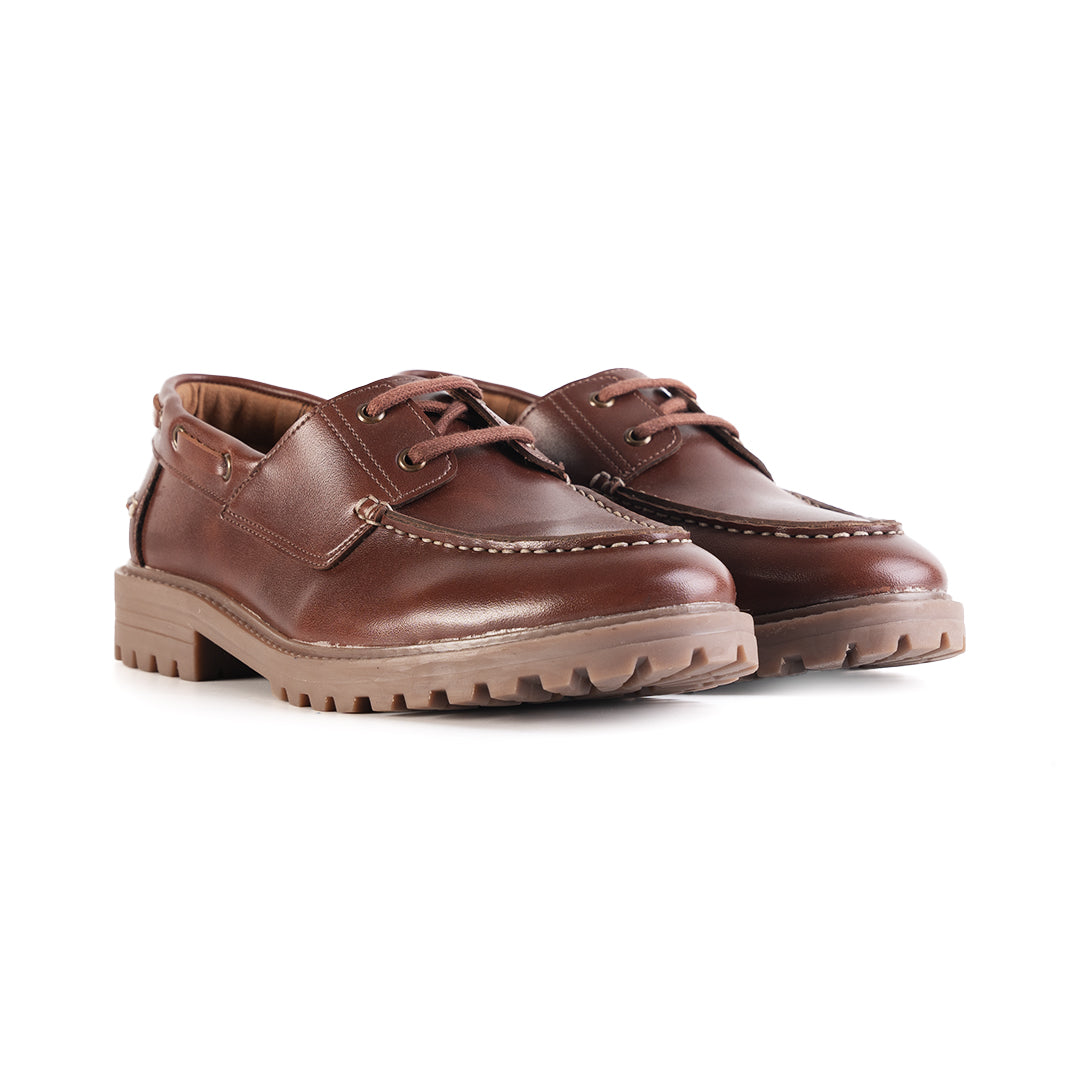 Monkstory Cosmopolitan Boat Loafers - Tan
