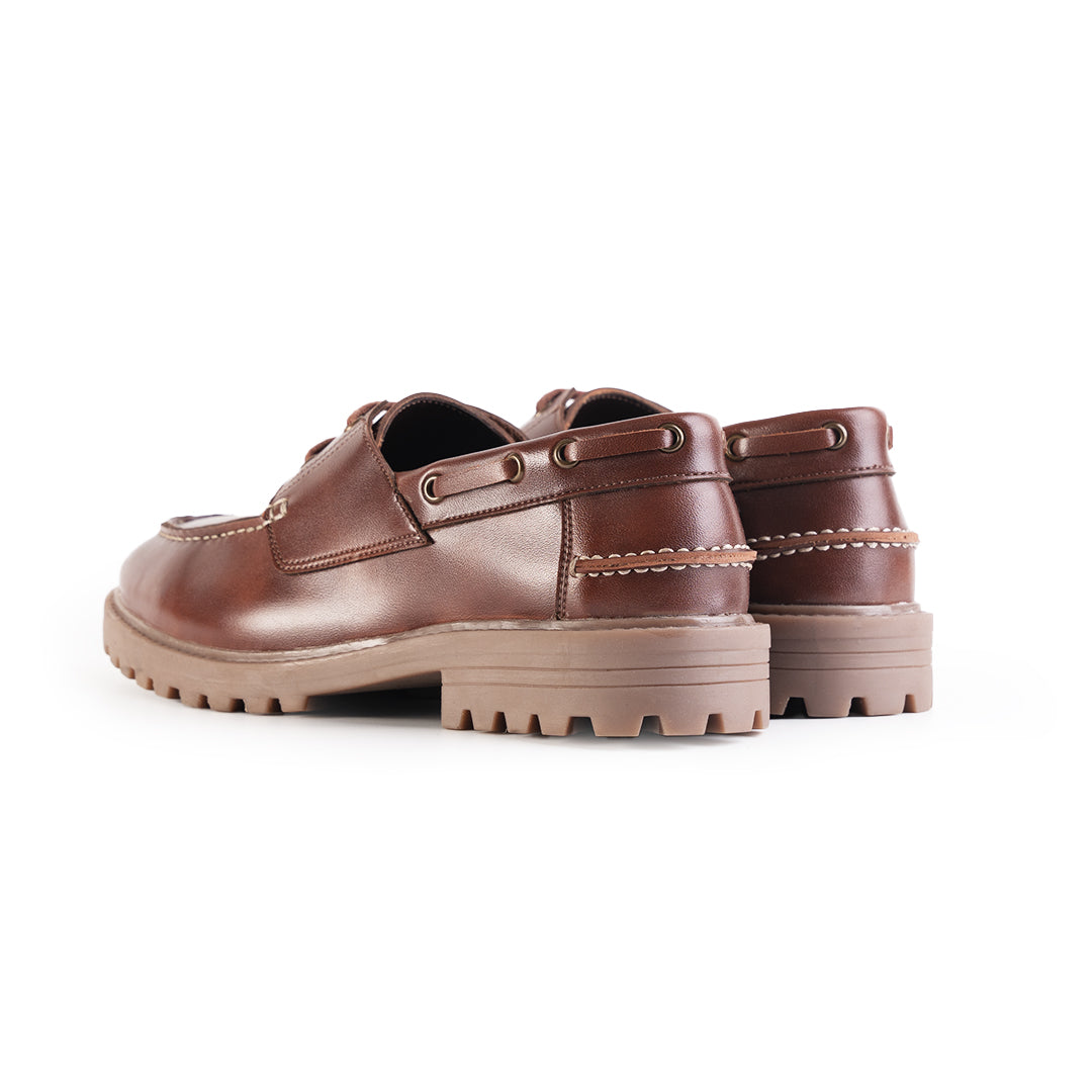 Monkstory Cosmopolitan Boat Loafers - Tan