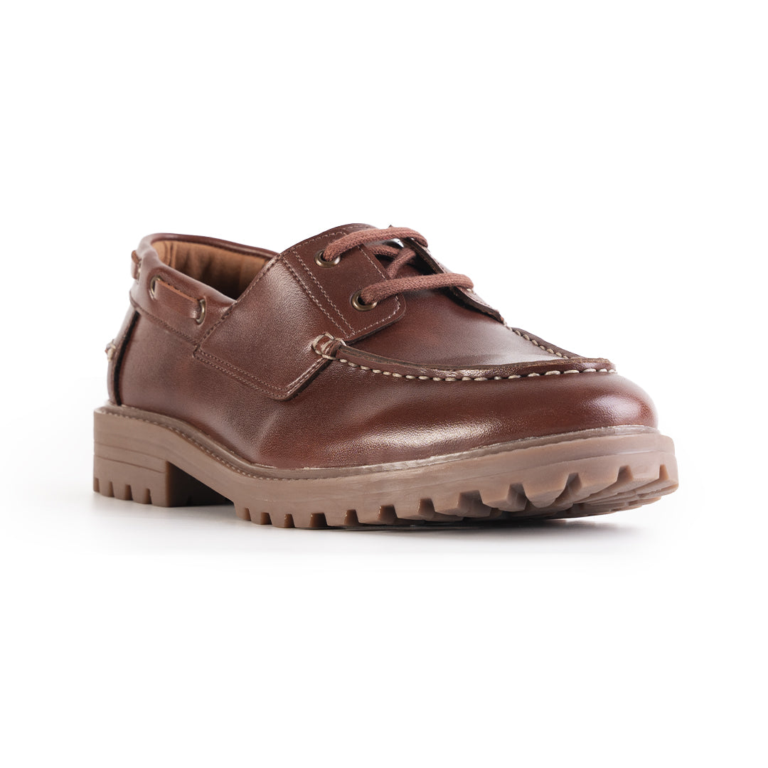Monkstory Cosmopolitan Boat Loafers - Tan