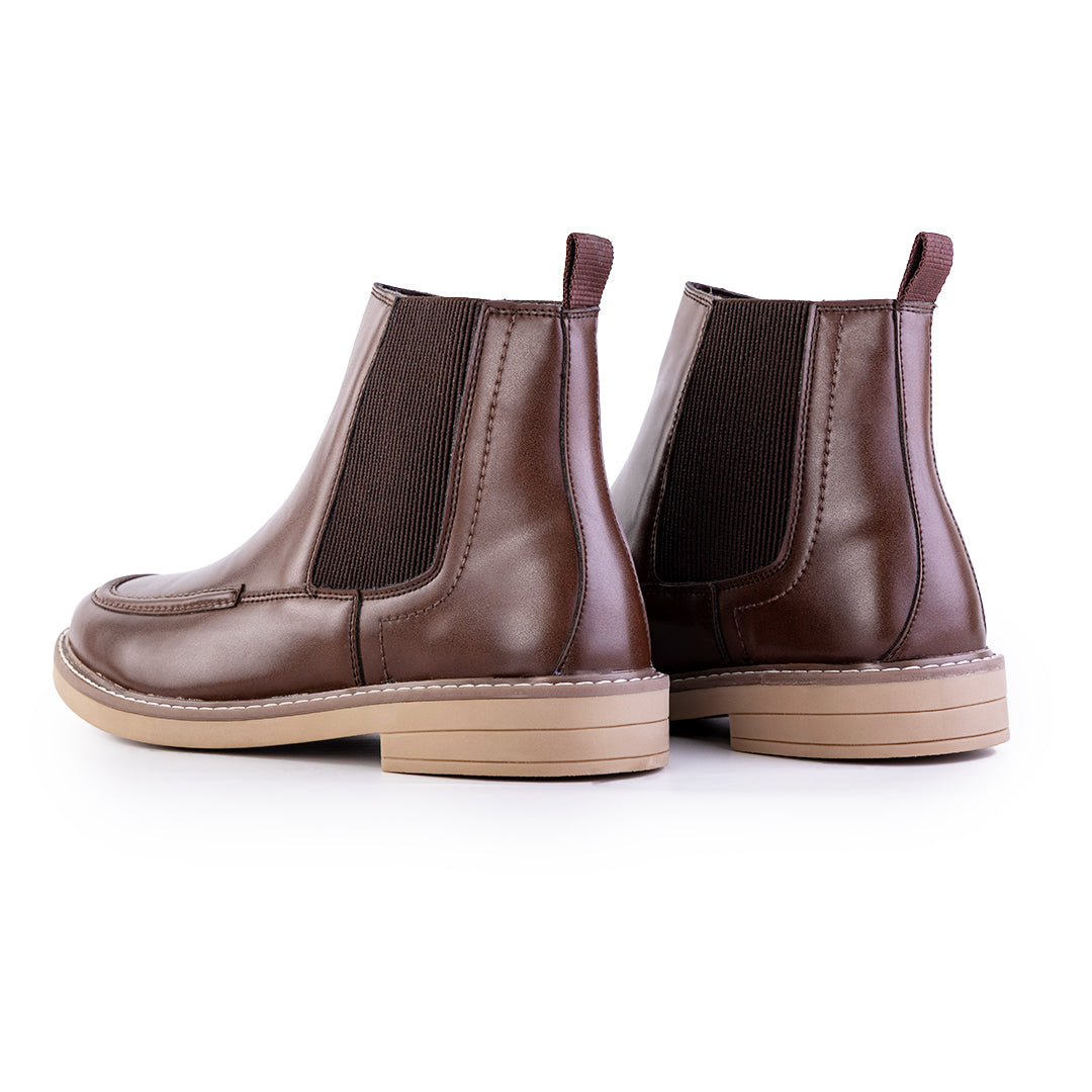 Monkstory Classic Chelsea Boots - Mocha Brown