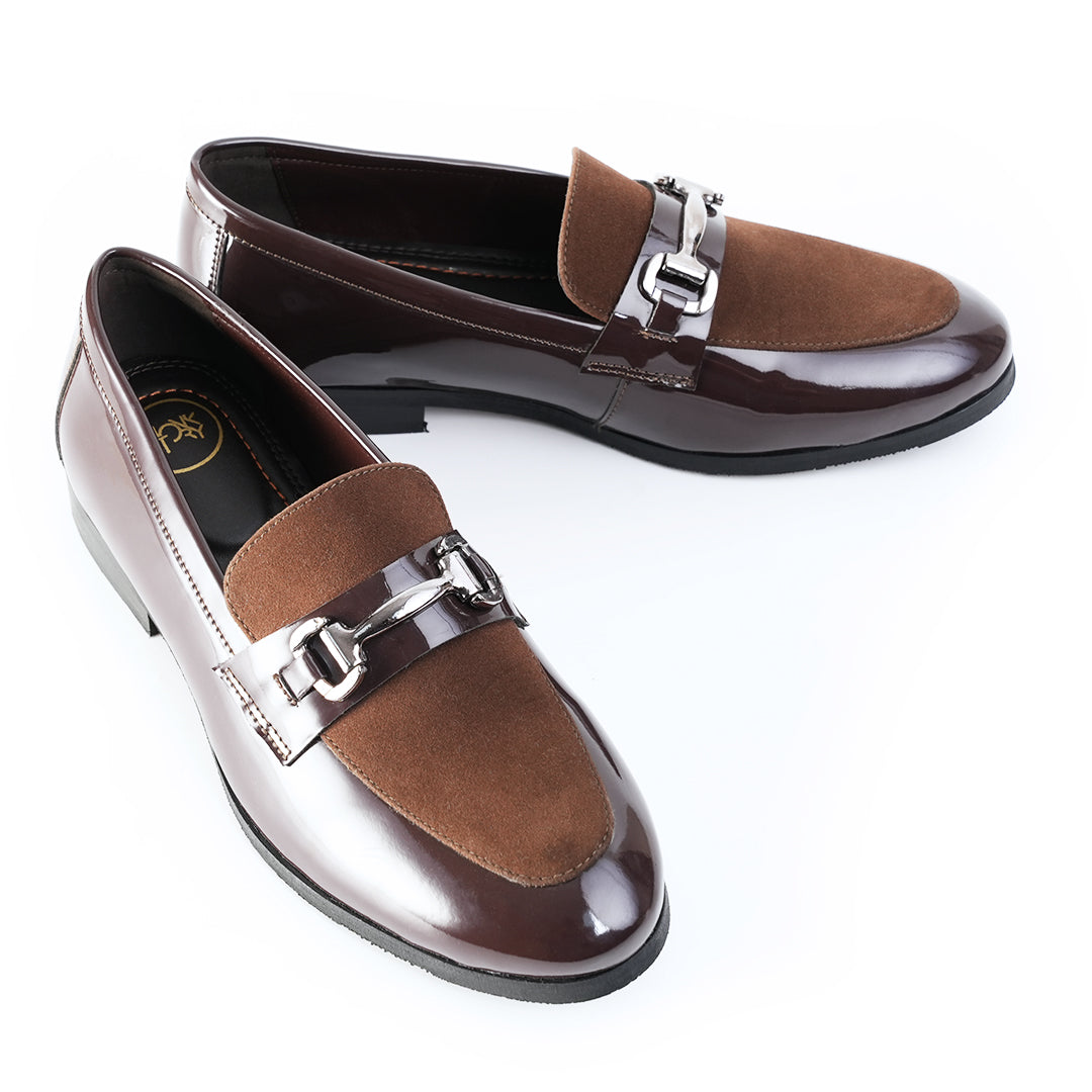 Monkstory Tux Bit Slip-Ons - Brown