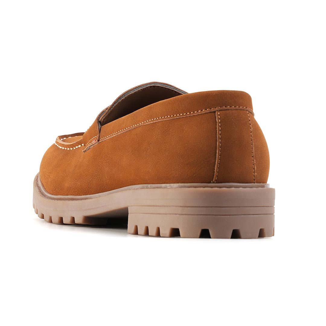 Monkstory Cosmopolitan Rugged Tassel Loafers - Tan