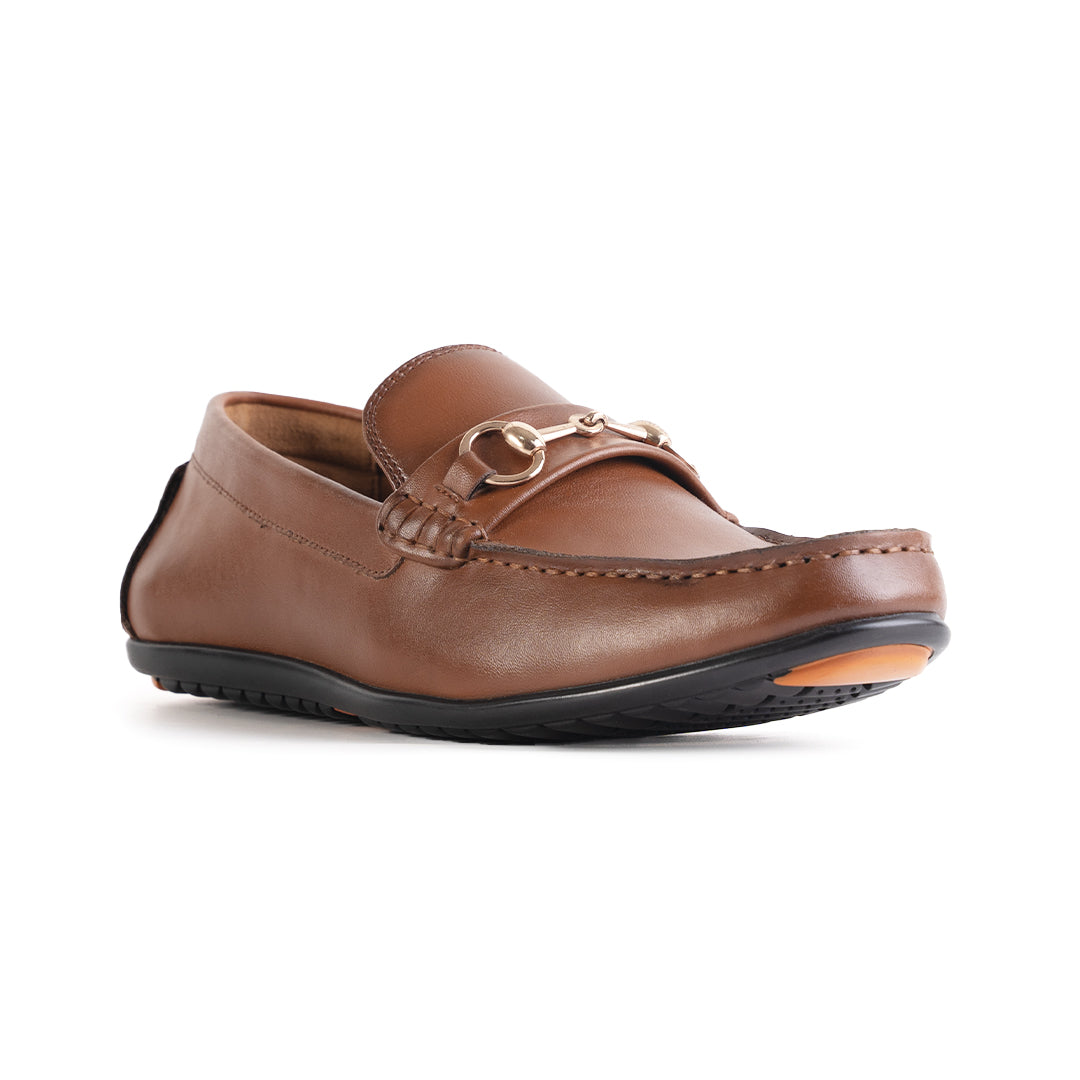 Monkstory Horsebit Driving Loafers - Tan