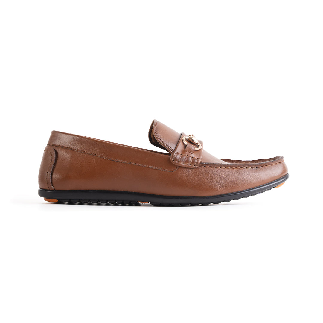 Monkstory Horsebit Driving Loafers - Tan