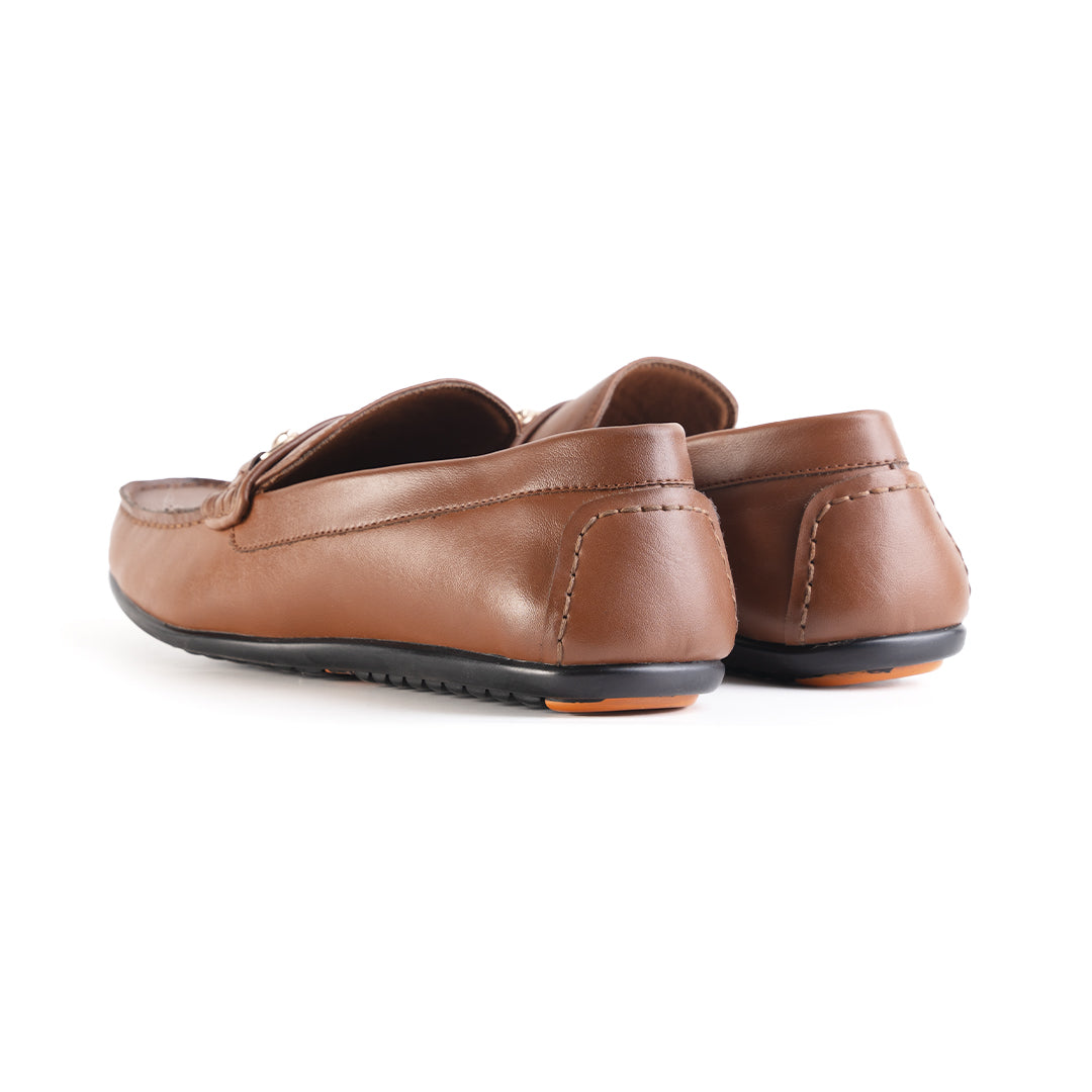 Monkstory Horsebit Driving Loafers - Tan