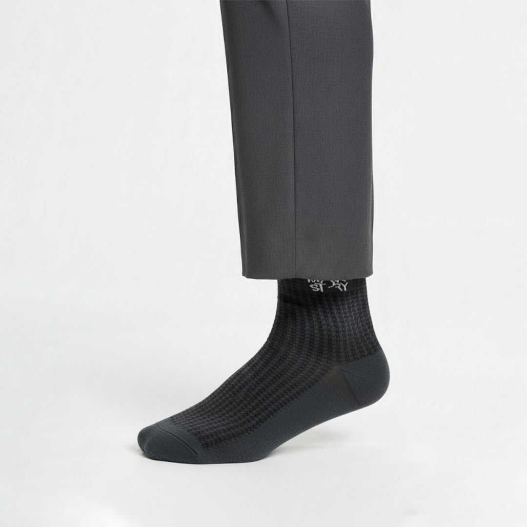 The Everyday Luxury Socks - Houndstooth Edition - MonkSock Set of 3