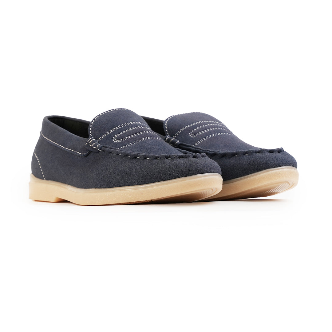 Monkstory Yacht Club Penny Stitch Loafers - Nautical Navy