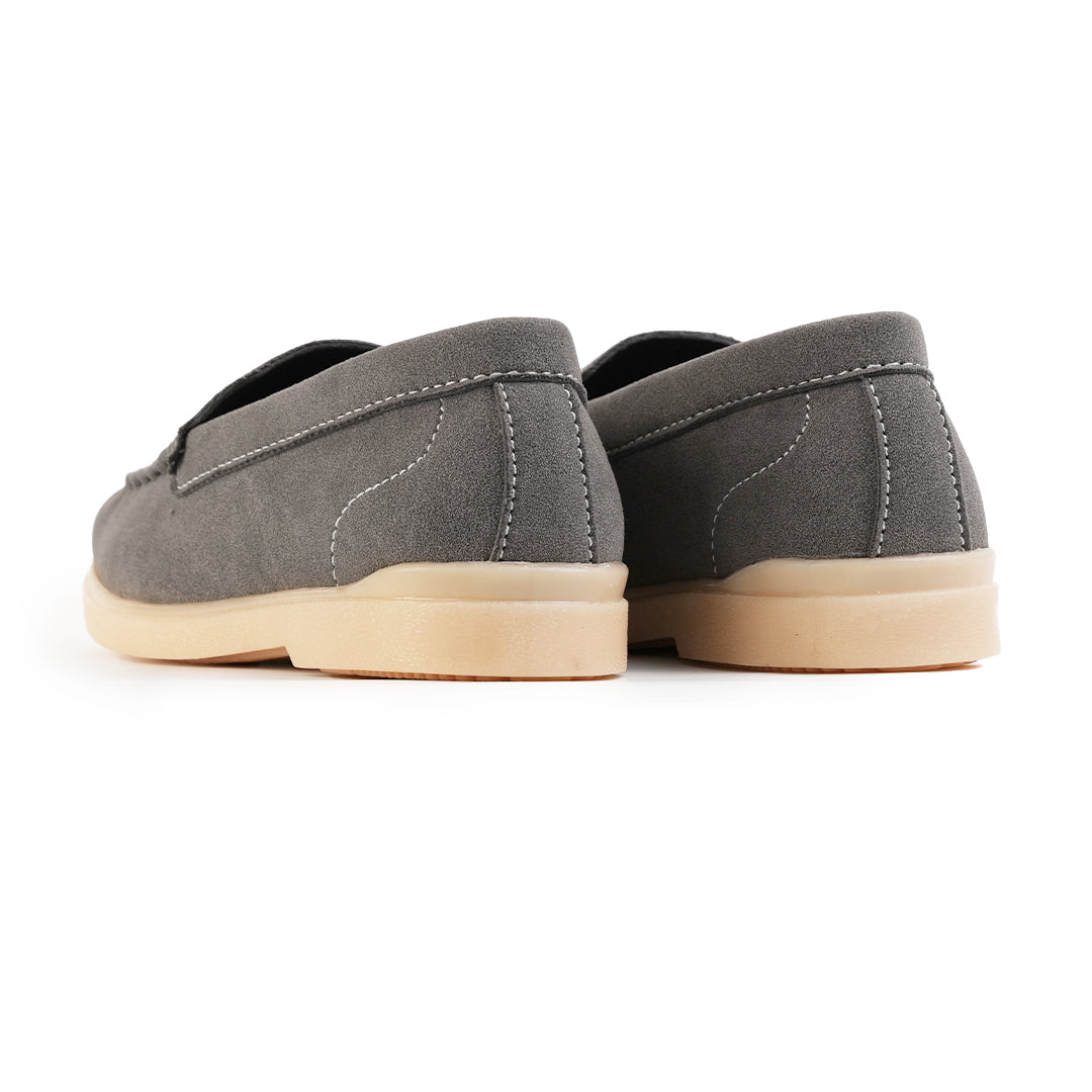 Monkstory Yacht Club Penny Stitch Loafers - Marina Grey