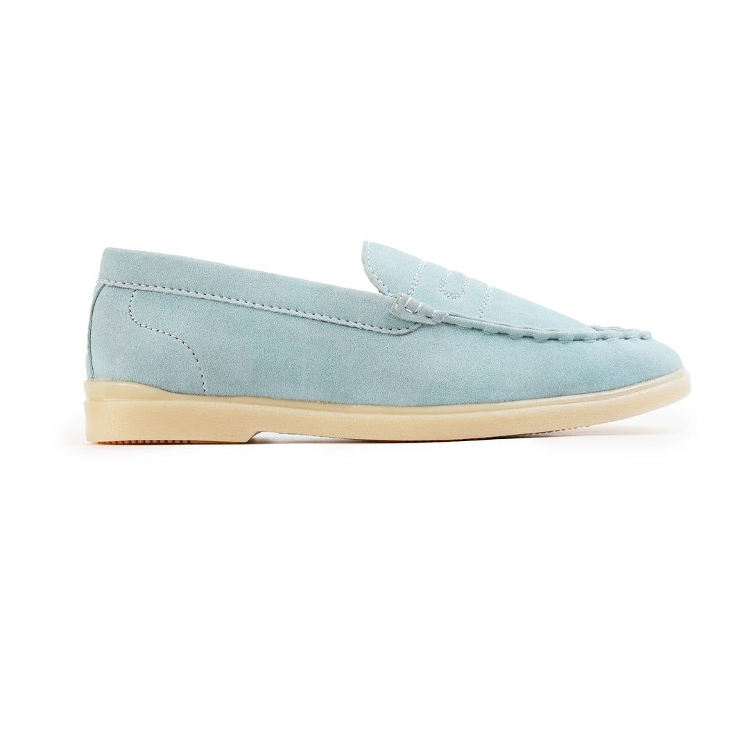 Monkstory Yacht Club Penny Stitch Loafers - Coastal Sky