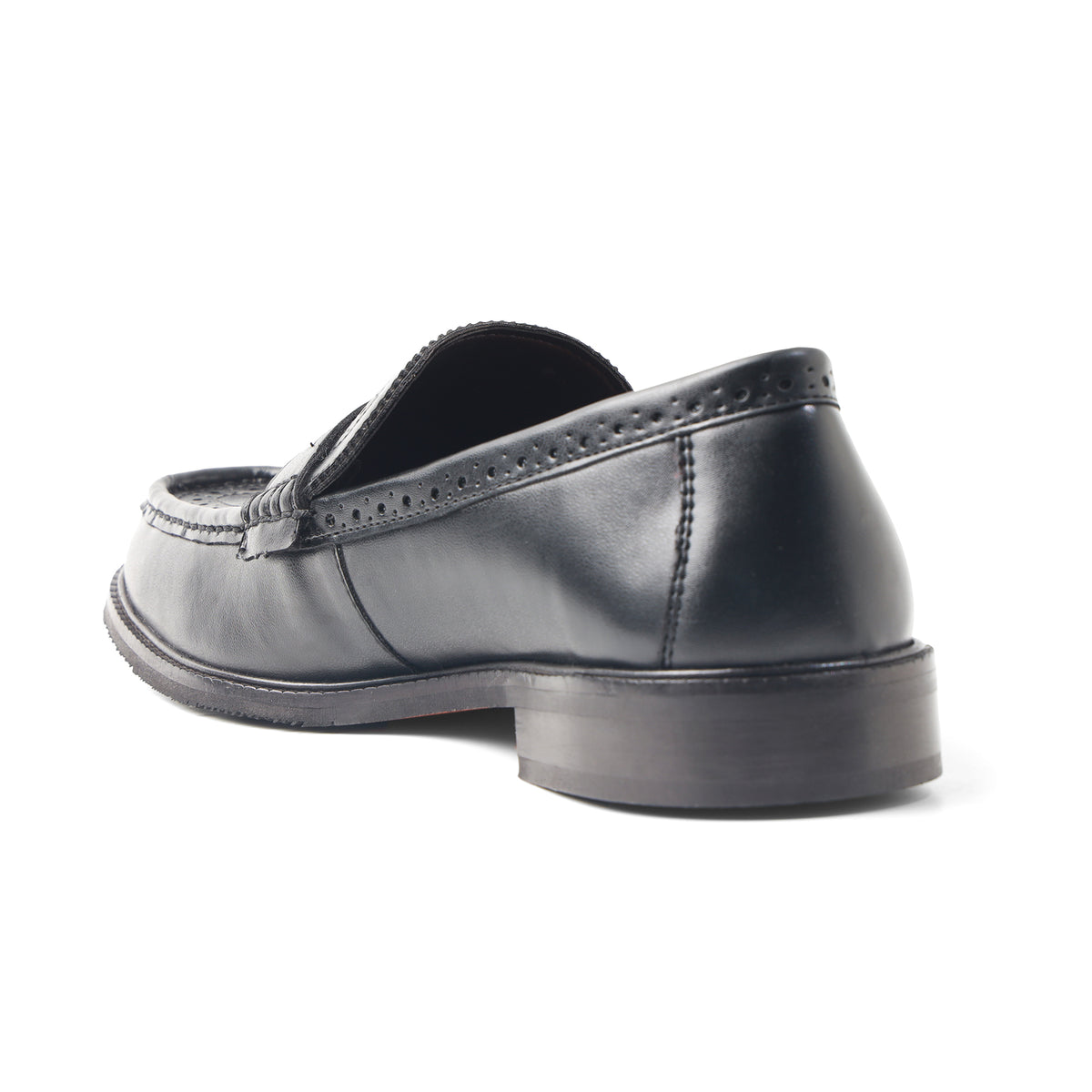 Monkstory Atelier 1936 Penny Brogue Loafers – Black