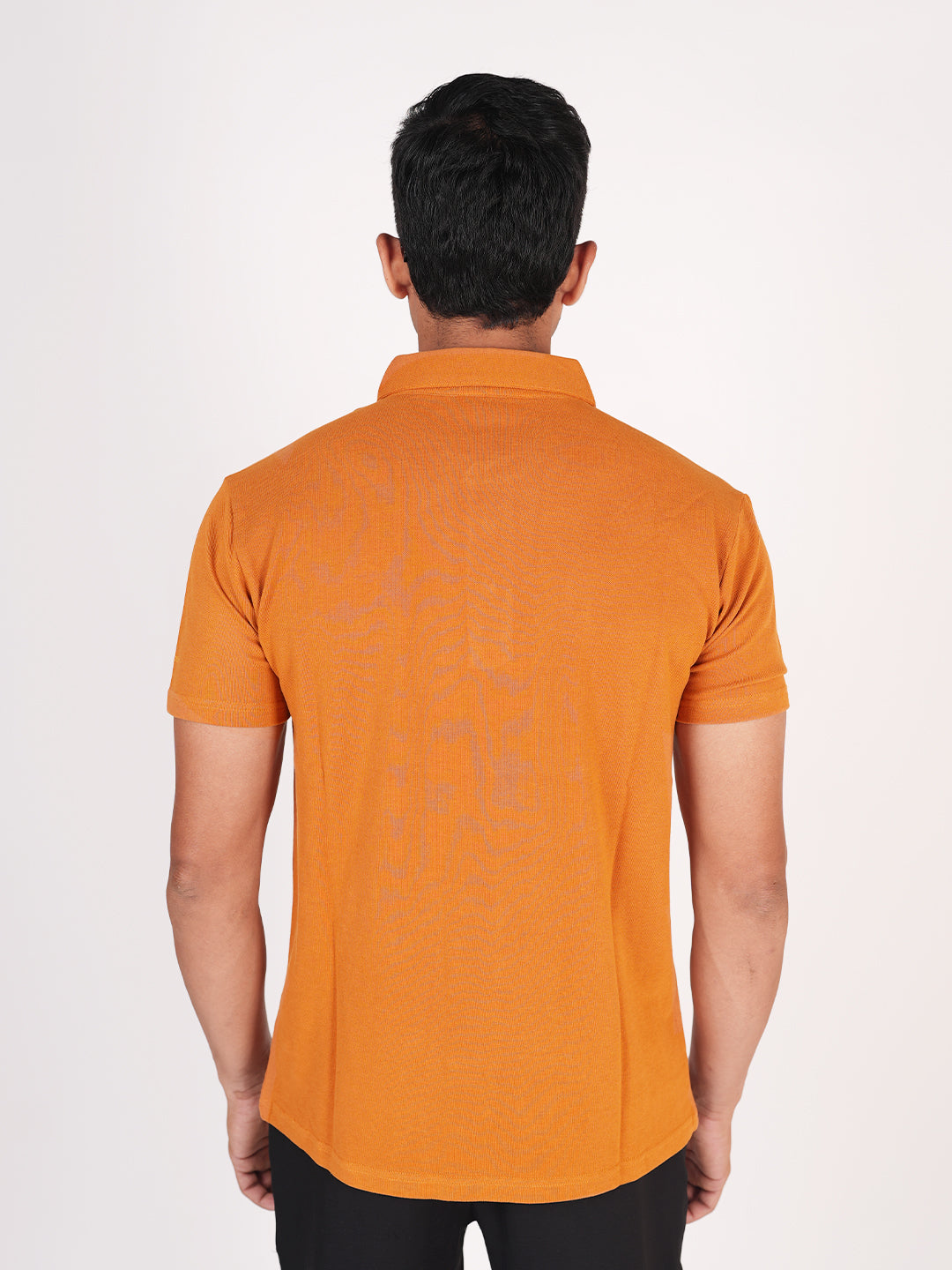 Monkstory Bamboo Cotton Polo Tee - Ochre