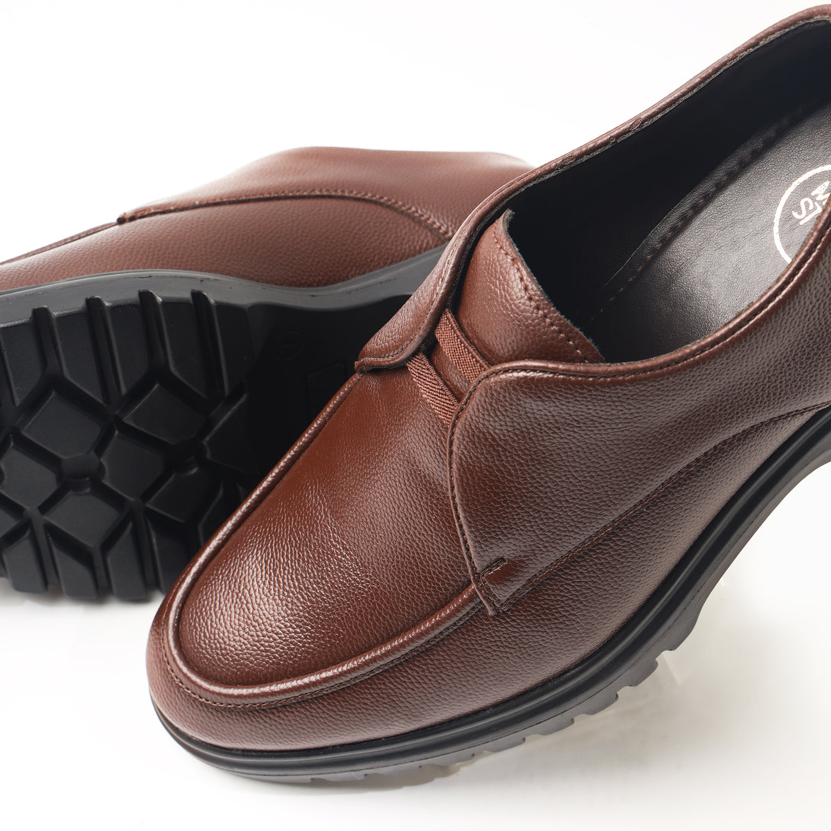 Monkstory Atelier 1946 Twin Elastic Apron Derbies – Brown