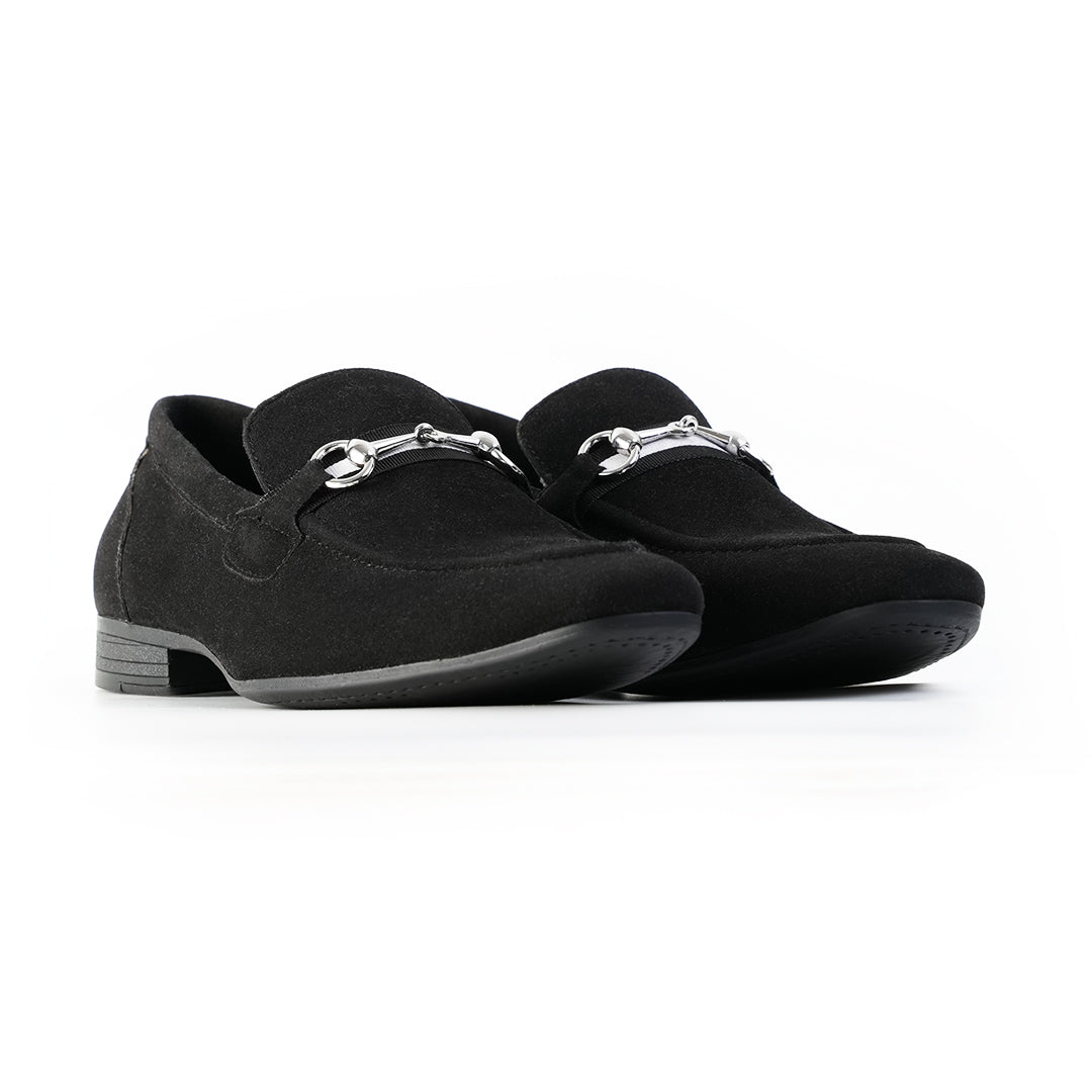 Monkstory Vintage Horsebit Loafers - Black