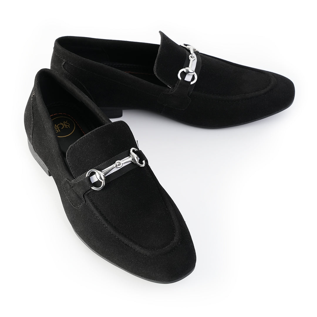 Monkstory Vintage Horsebit Loafers - Black