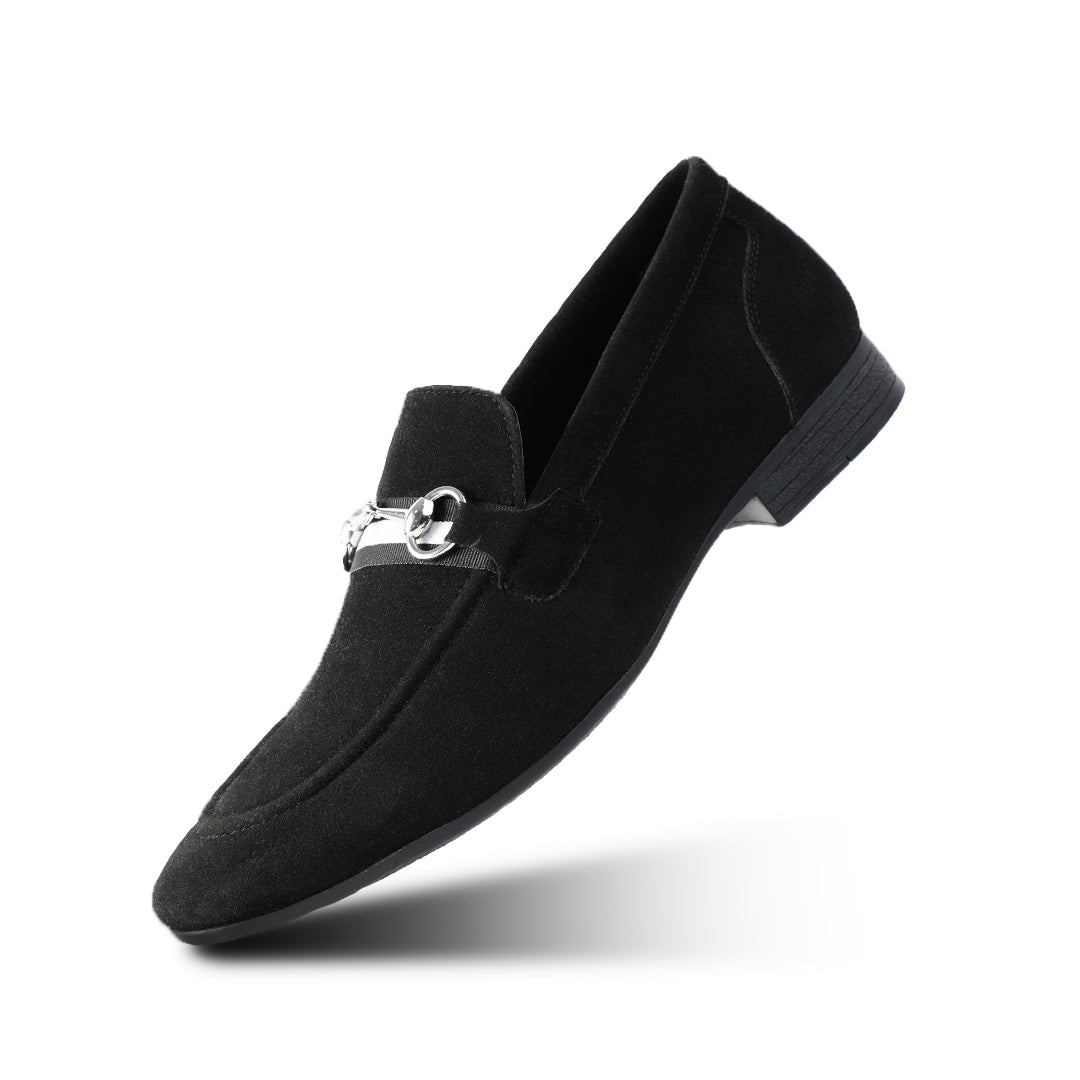 Monkstory Vintage Horsebit Loafers - Black
