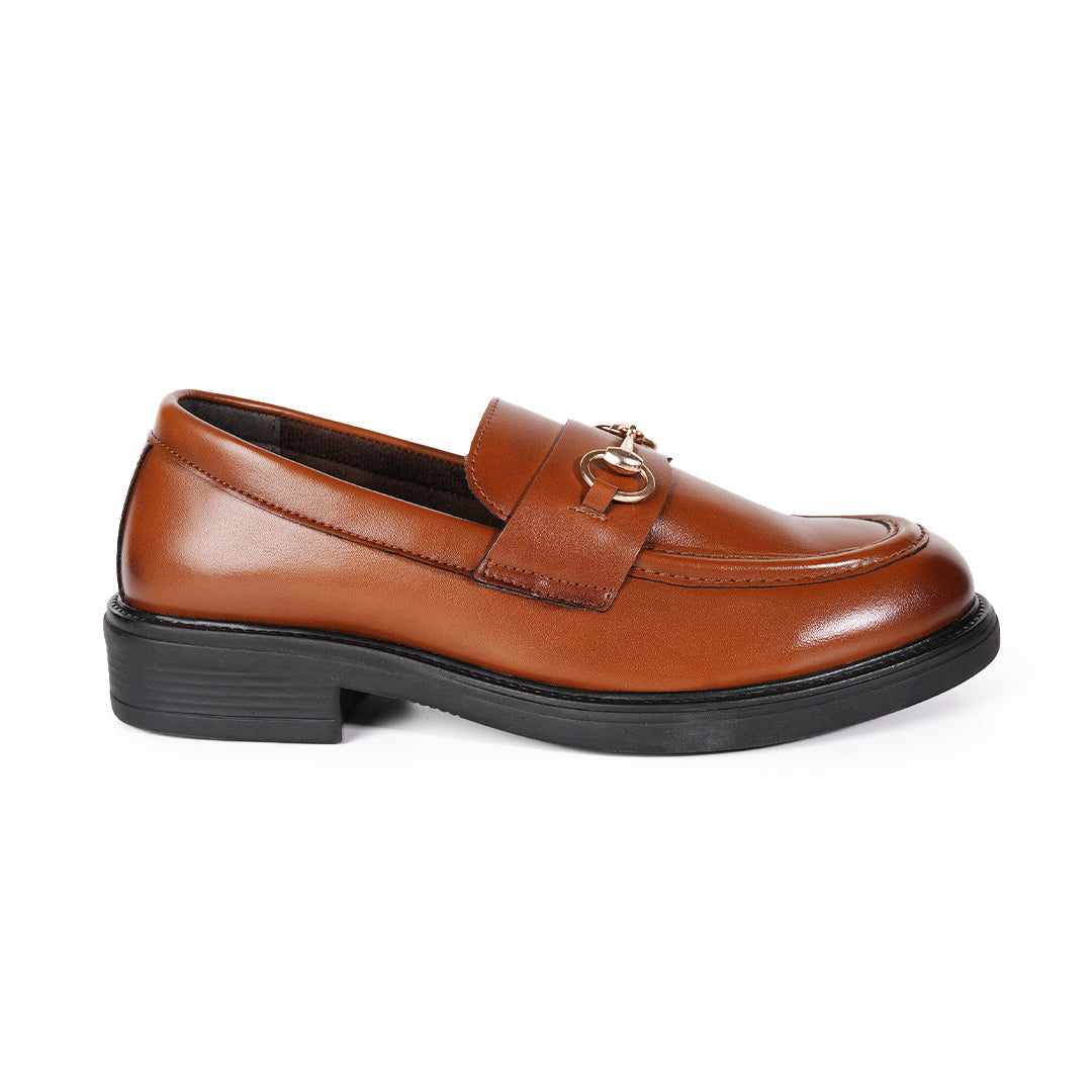 Monkstory Cosmopolitan Horsebit Penny Loafers - Tan