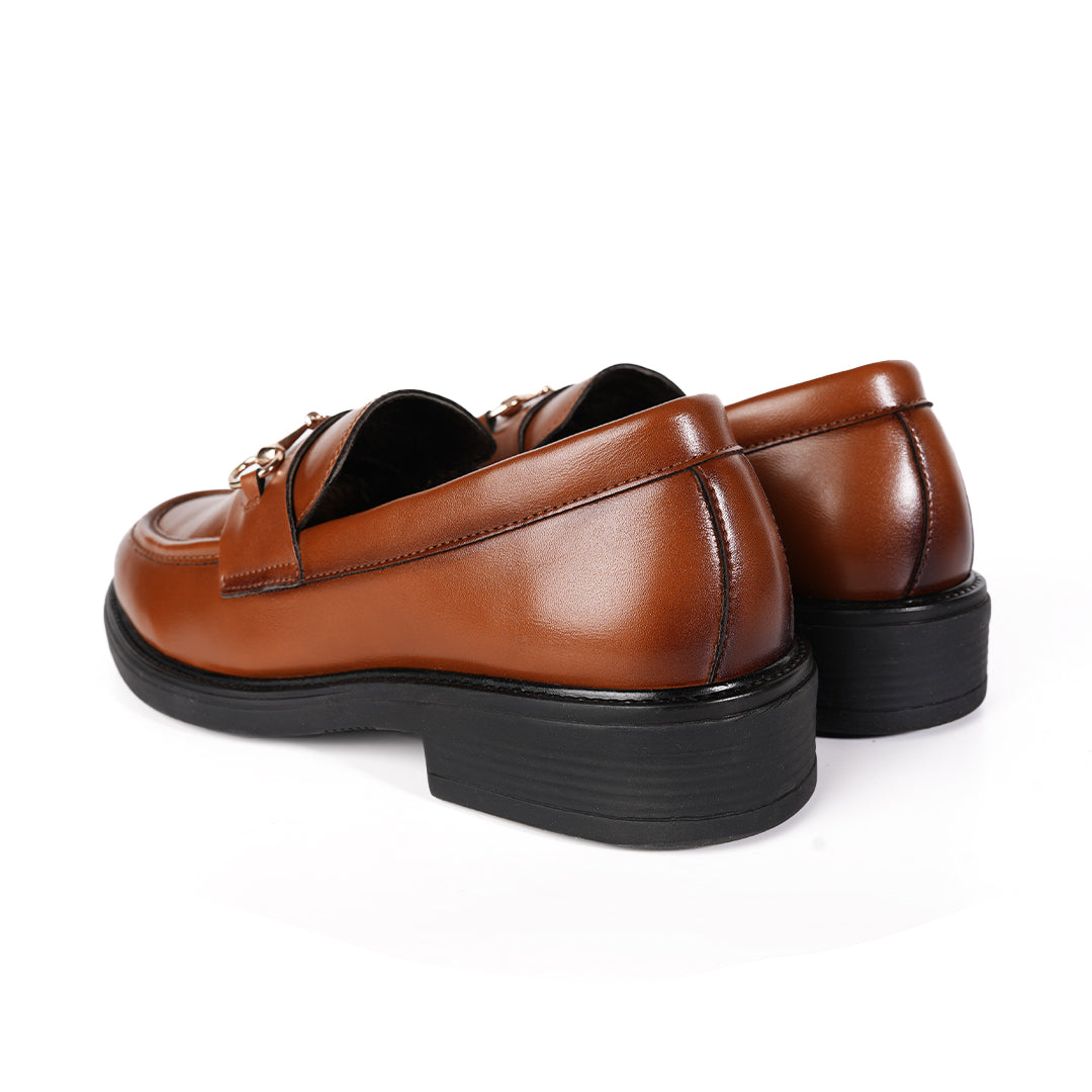 Monkstory Cosmopolitan Horsebit Penny Loafers - Tan