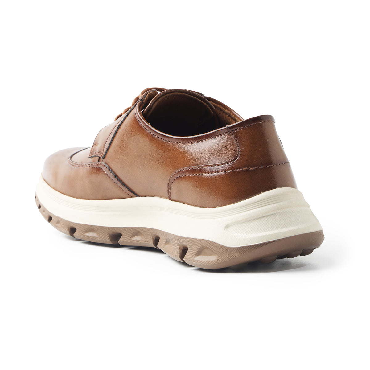 Monkstory Gravity Lift Wingtip Derby Sneakers – Tan