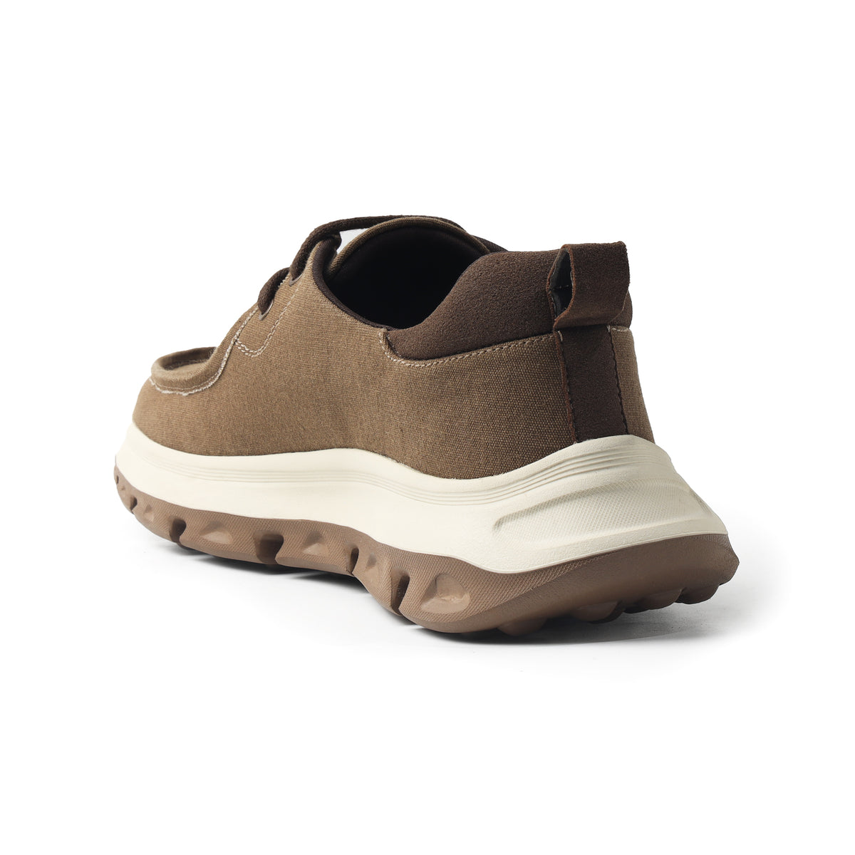 Monkstory Gravity Lift Washed Canvas Moc Toe Sneakers – Brown