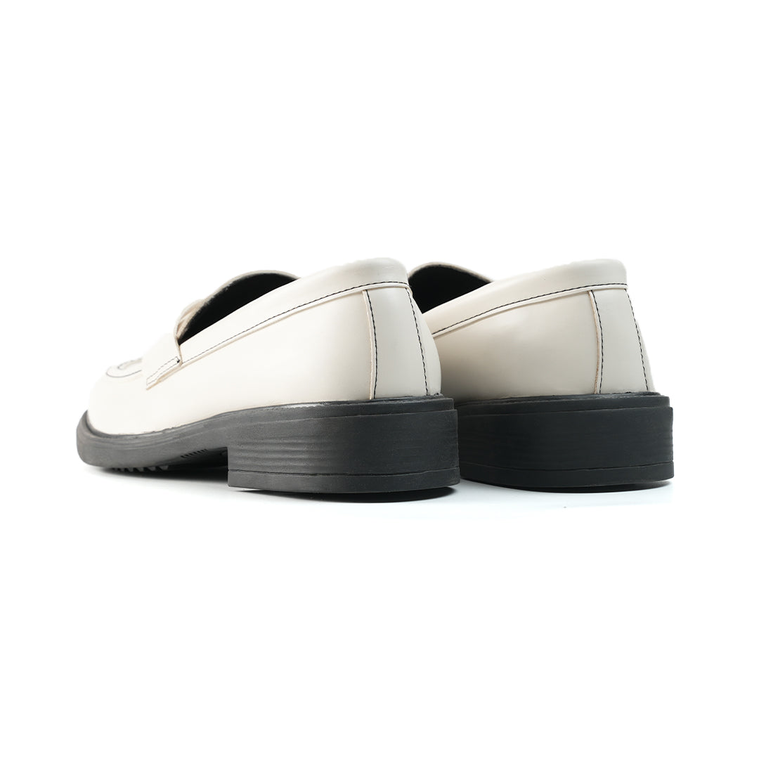 Monkstory Cosmopolitan Penny Loafers - Off White