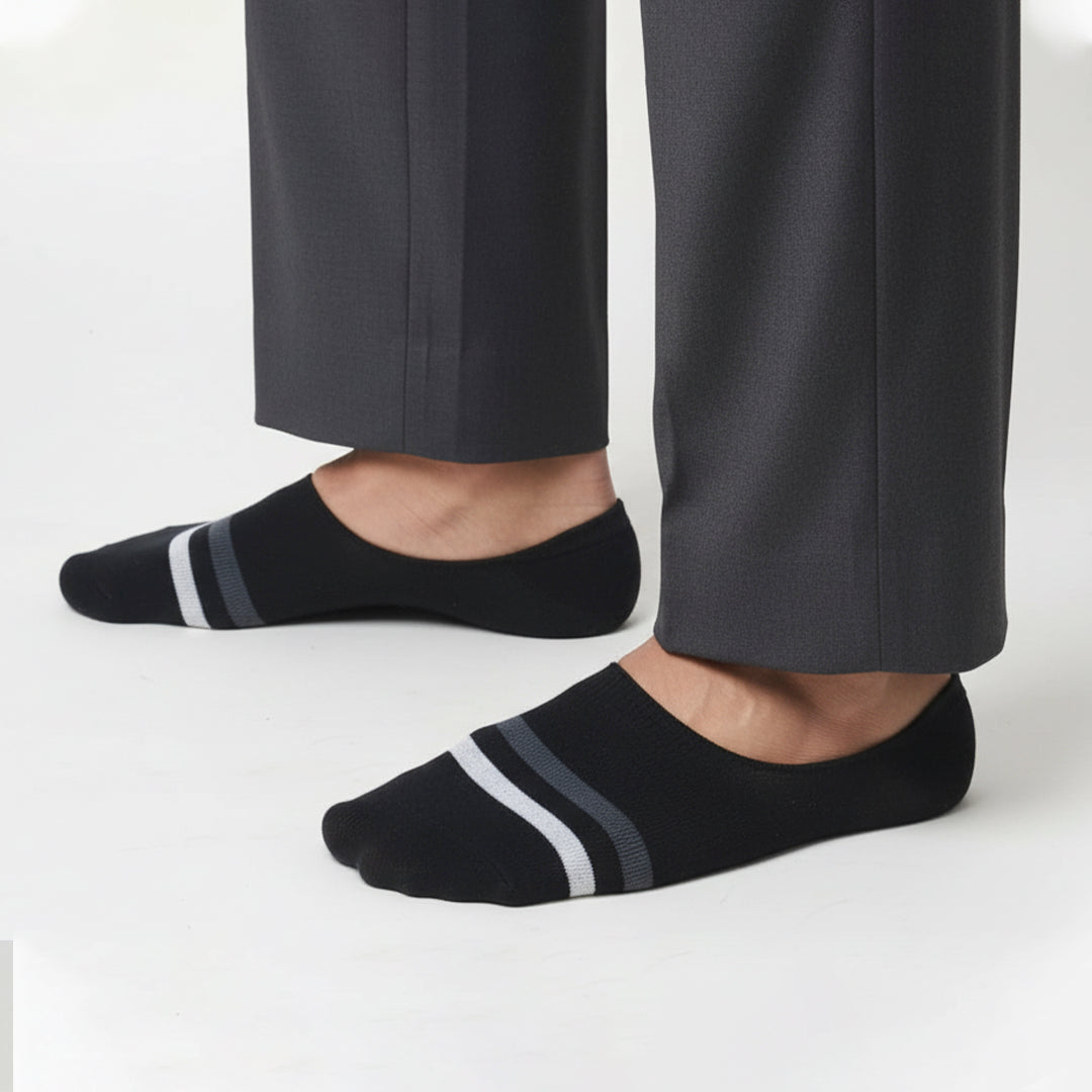 The Effortless Essentials No-Show MonkSock - Set of 3
