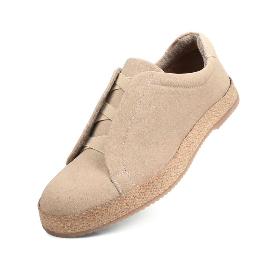 Monkstory Yacht Club Elastic Slip-On Espadrille Sneakers – Sand Beige