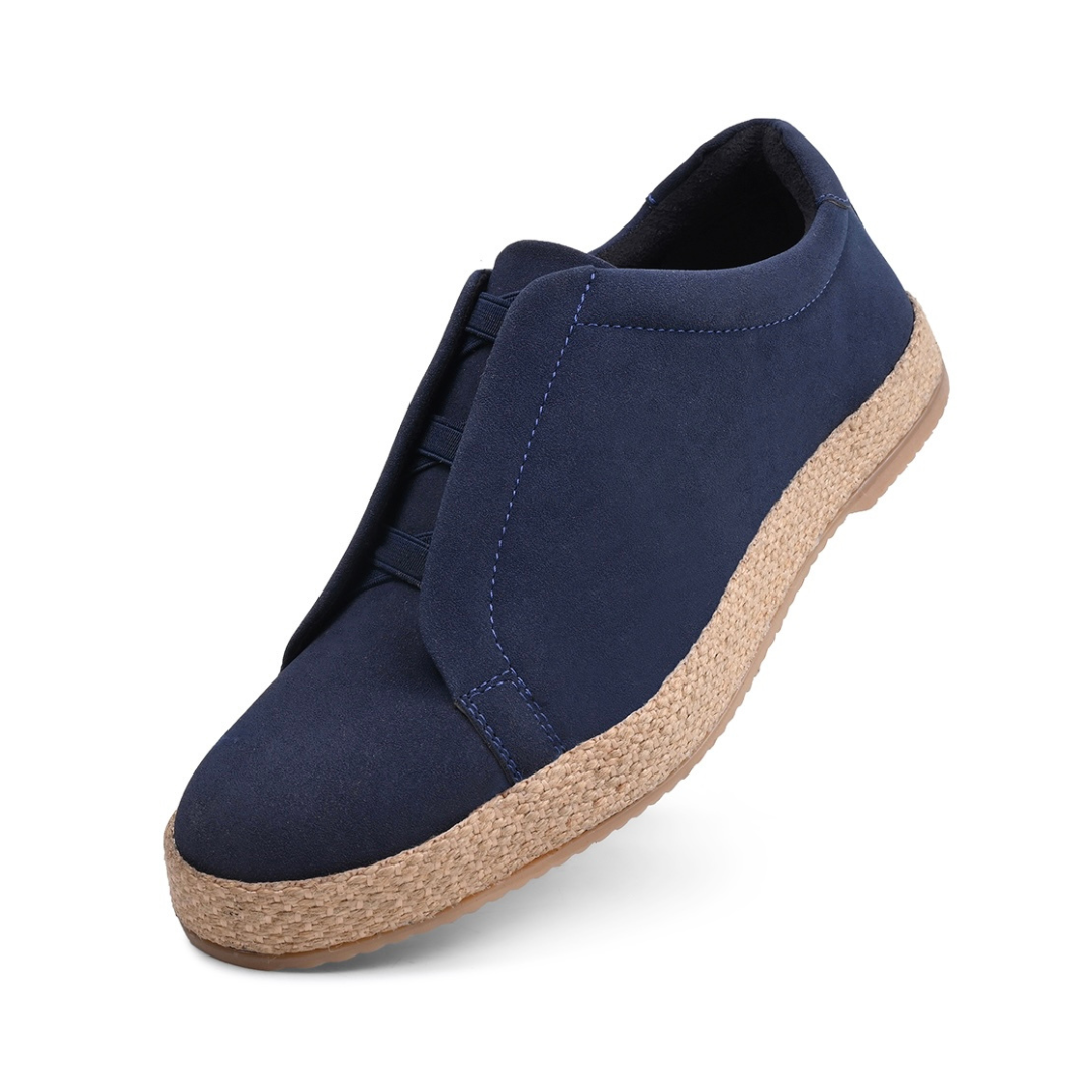 Monkstory Yacht Club Elastic Slip-On Espadrille Sneakers – Deep Navy