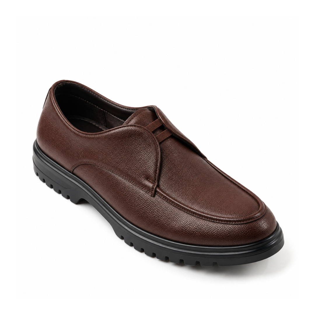 Monkstory Atelier 1946 Twin Elastic Apron Derbies – Brown